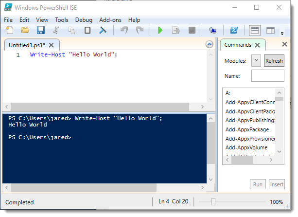 Write and Run PowerShell Script Without Scripting - Scripting Blog